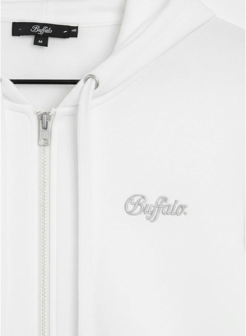 Buffalo Women’s Buffalo Print Zip-Up Hoodie Top – Casual Hooded Sweatshirt for Everyday Wear - Image 4